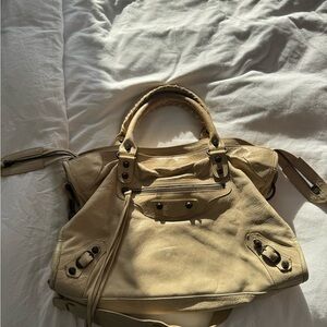 Balenciaga city bag beige